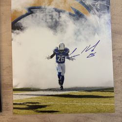 Melvin Gordon Signed Poster