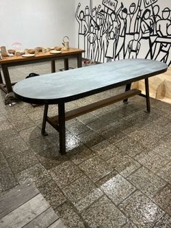 Large Industrial Dining Table