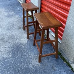 Wooden Bar Stools 