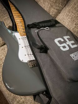 Silver sky PRS SE Electric Guitar Overland grey John Mayer