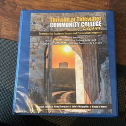 Thriving at tidewater community college and beyond