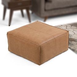 Target Large Faux Leather Coffee Table Ottoman 