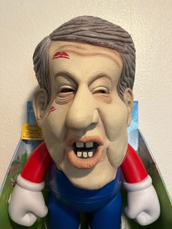 Sloth and President BILL CLINTON Rubber Mask LIPSTICK KISSES - Halloween