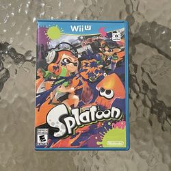 Splatoon For Nintendo Wii U - With Case