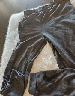 Nike  Charcoal Gray Sweatpants with Swoosh Size L