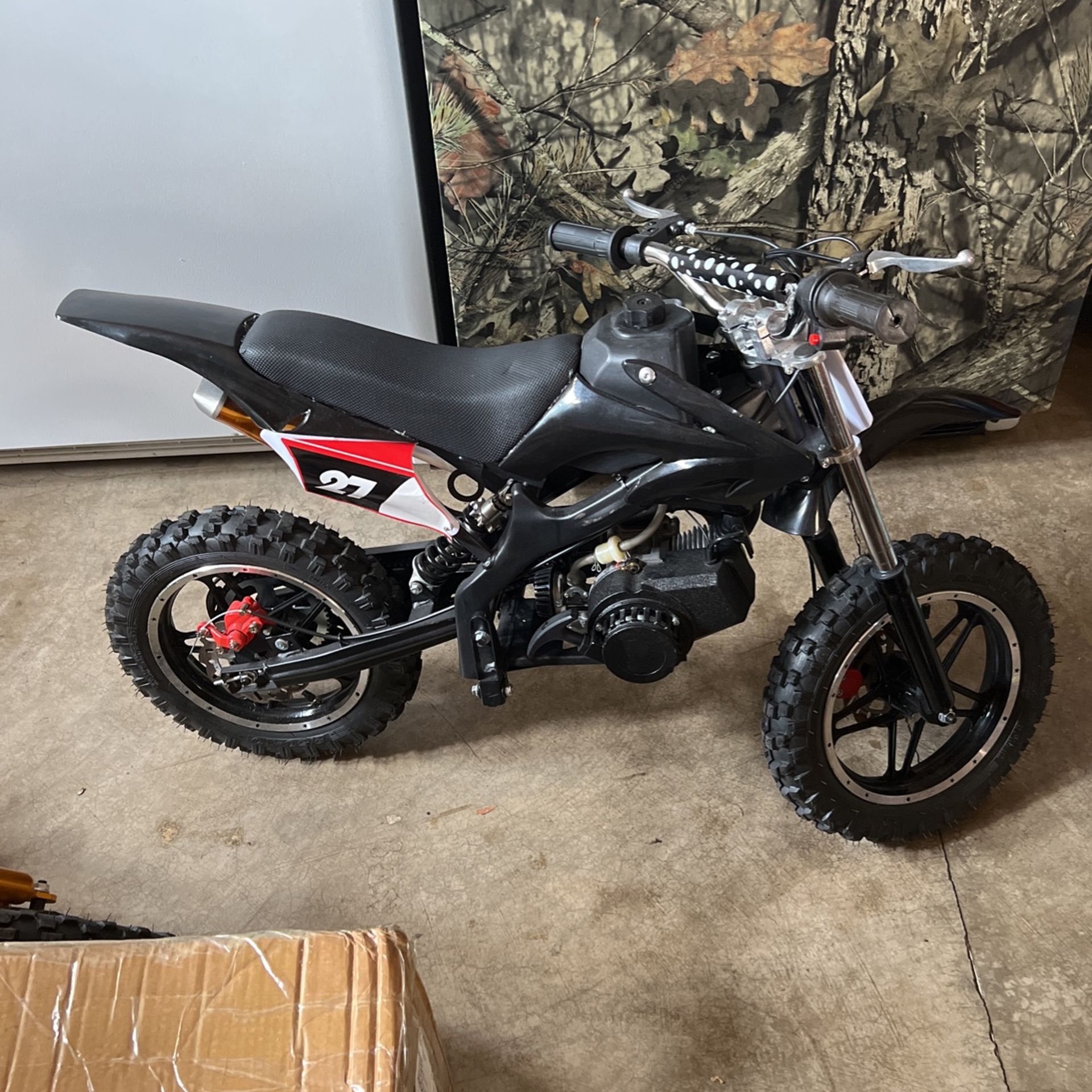 50cc Black Dirt Bike