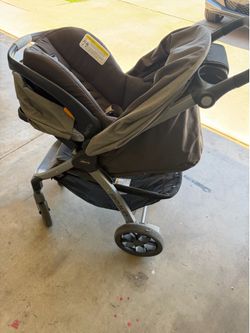 Newborn bundle with stroller, carrier, bassinet, changing table, and more