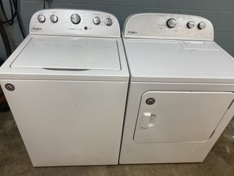 Whirlpool Washer And Dryer Large Capacity 30 Day Warranty