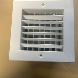 HVAC. 6x6 Supply Register 