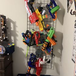 Lots Of Nerf Guns And Accessories (racking NOT included)