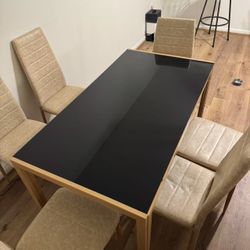Dinning Table With 6 Chairs