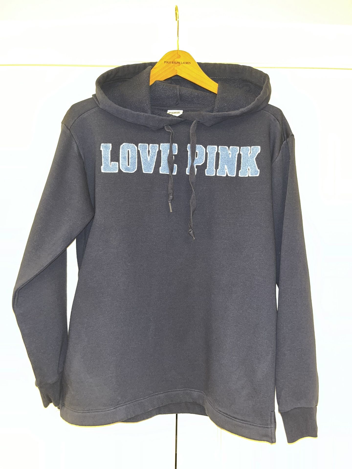 womens sz XS PINK / Victorias Secret hoodie (navy)