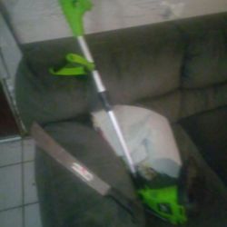 Machete And Electric Weeder Extension Cord Reader Use Like New