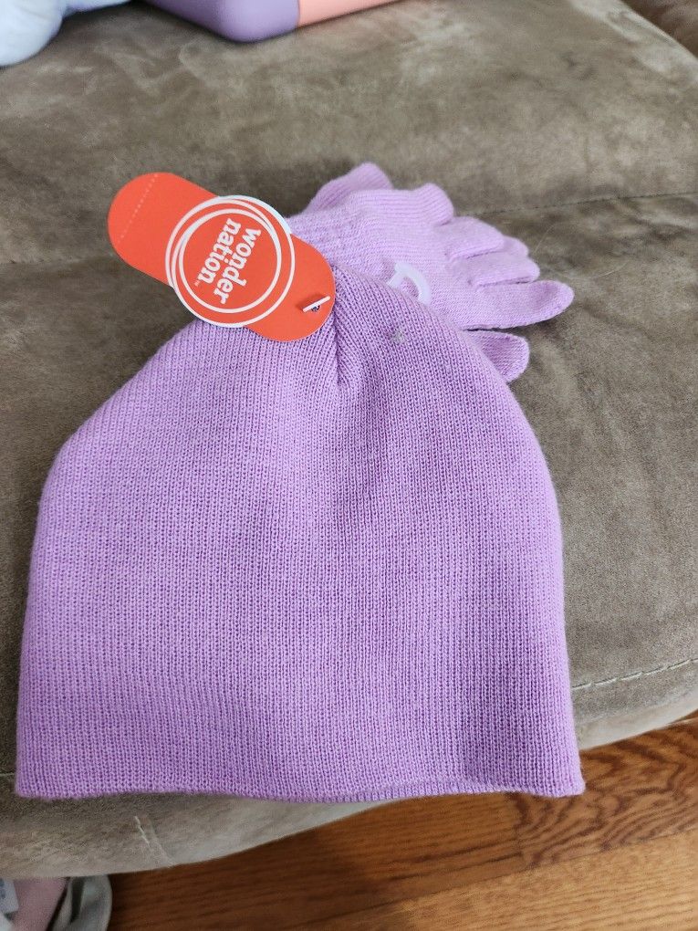 Brand New Hat/glove Sets For Girls
