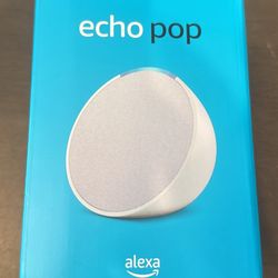 Echo Pop Smart Assistant Speaker New