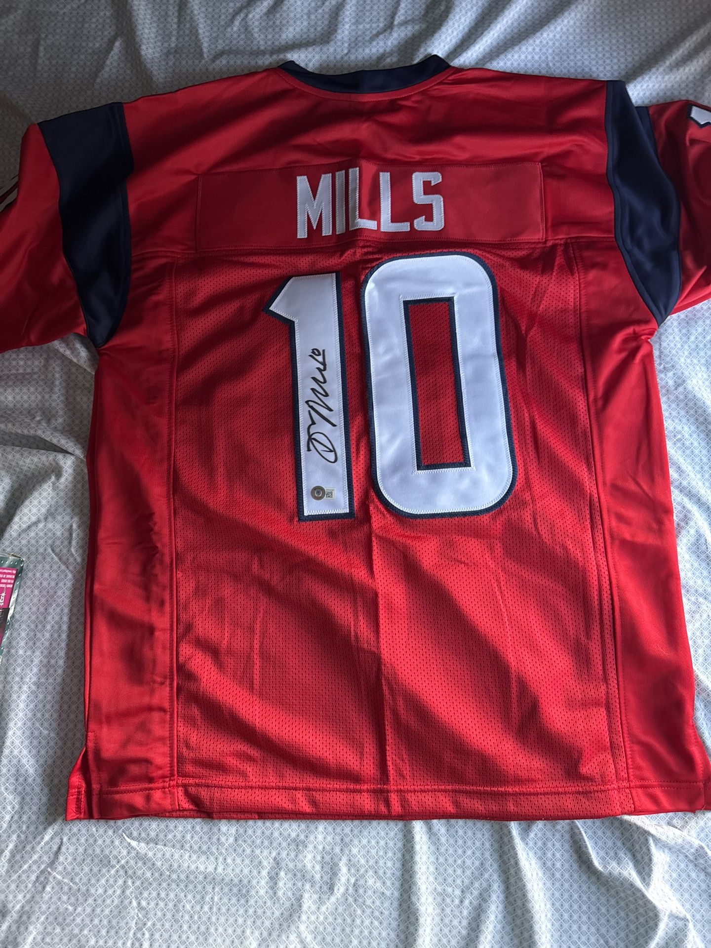 Davis Mills Signed Houston Texans Jersey