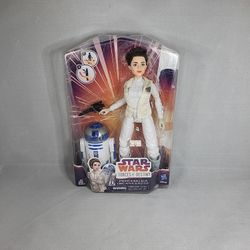 Starwars Forces Of Destiny Princess Leia & R2-D2 Brand New
