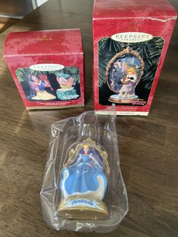 Hallmark Disney princess ornaments