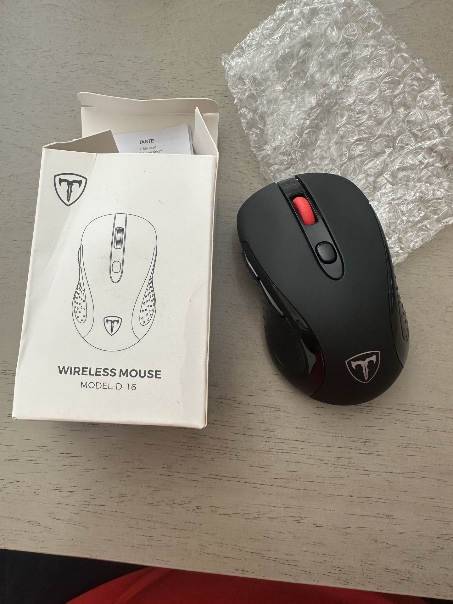 Wireless Optical Mouse.