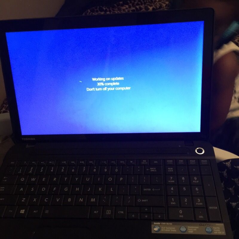 Toshiba touchscreen satellite computer