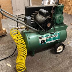 Tank and Air Compressor