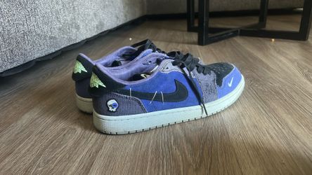 Purple  skull dunks