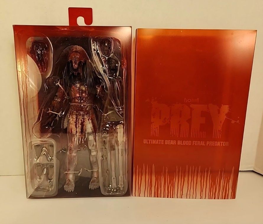 2024 NECA PREY Ultimate Bear Blood Feral Predator Target Haulathon NEW