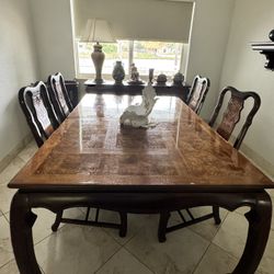Dinning Room Table With 6 Chairs 