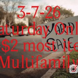 Saturday Anaheim Yard Sale 3/7/26 Multifamily