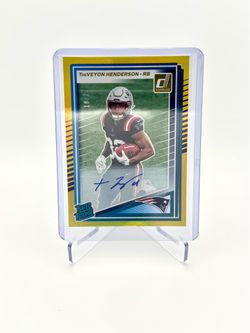 2025 Donruss TreVeyon Henderson Rated Rookie Auto Gold /25