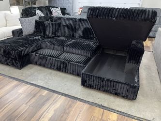Double Chaise Sleeper Sectional 