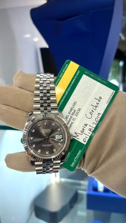 Rolex 41MM Datejust 126334 Rhodium Diamond Dial 2019