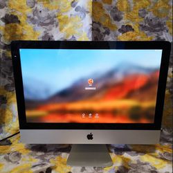 Apple iMac 21.5” screen. 512GB SSD. Intel Quad Core i5-2400 2.50GHz CPU, 8GB DDR3