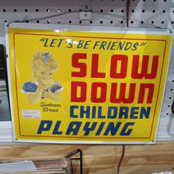 Vintage Sunbeam Metal Sign