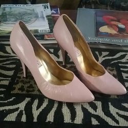 Women's Stiletto Heels Wild Pair Pink Size 8.5 B