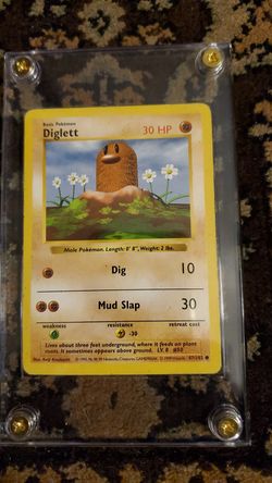 Pokemon card diglett shadowless