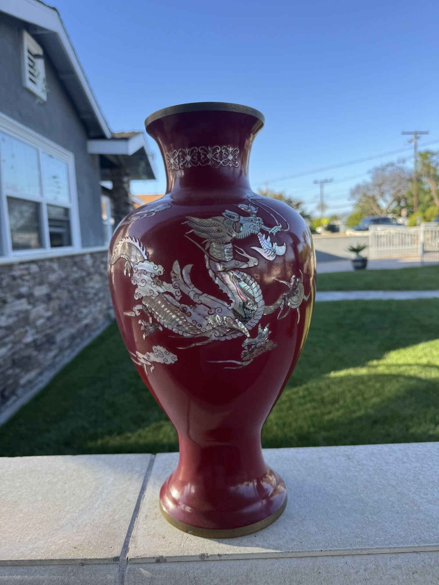 Vintage Cloisonné Vase