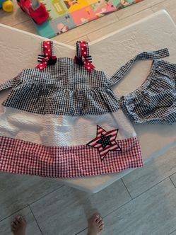 18 month patriotic dress with bloomers