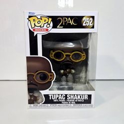 Tupac Shakur Funko Pop #252 Funko Rocks Music Collectible Vinyl Figure
