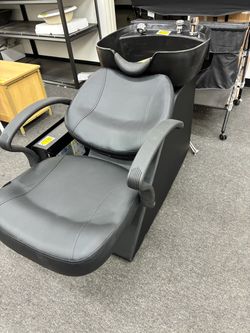 New Backwash Barber Chair ABS Plastic Shampoo Bowl Sink Unit Station Spa Salon Equipment