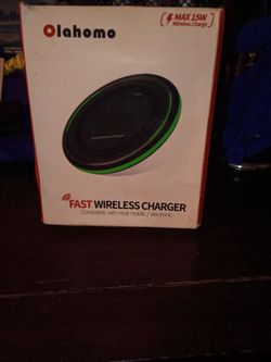 Olahomo 15W Fast Wireless Charger Pad