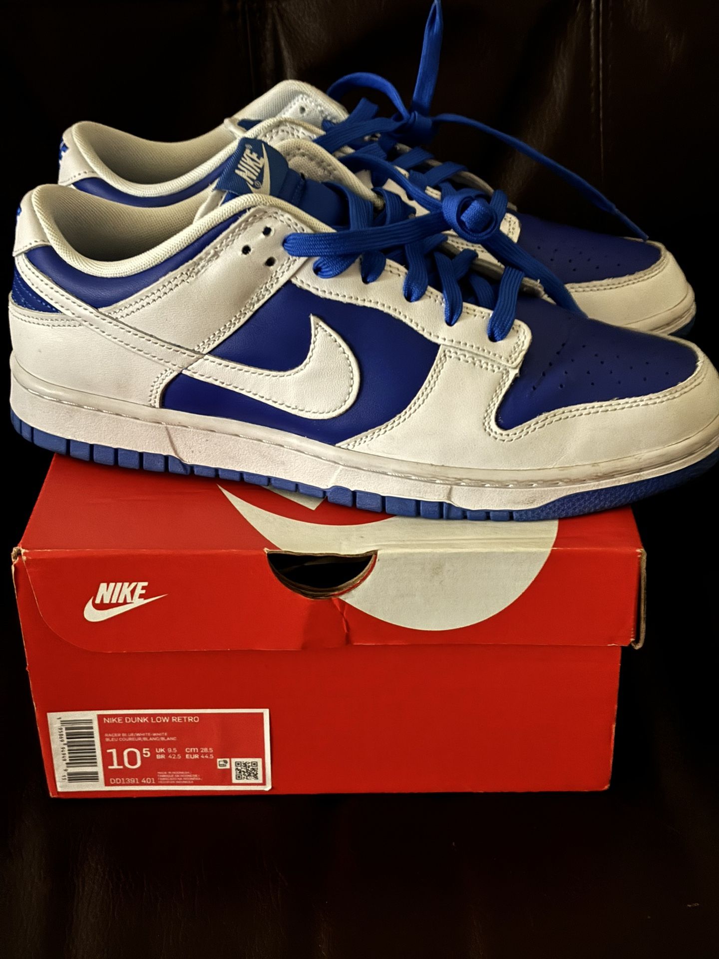 Nike Dunk Low Racer Blue Sz 10.5m