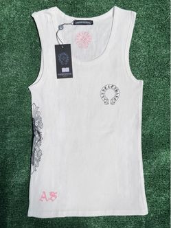 Chrome Hearts x Deadly Doll Art Basel Pin-Up Ribbed Tank Top