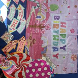 Candy Theme Party Decorations