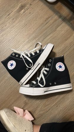 Converse Chuck Taylor Hidden Wedge High Top Sneakers – Black – Women’s Size 7.5