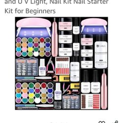 65 PC Acrylic Nail Set NEW