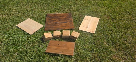 Misc. Pre-Cut & Sanded wood pieces. PERFECT for projects!