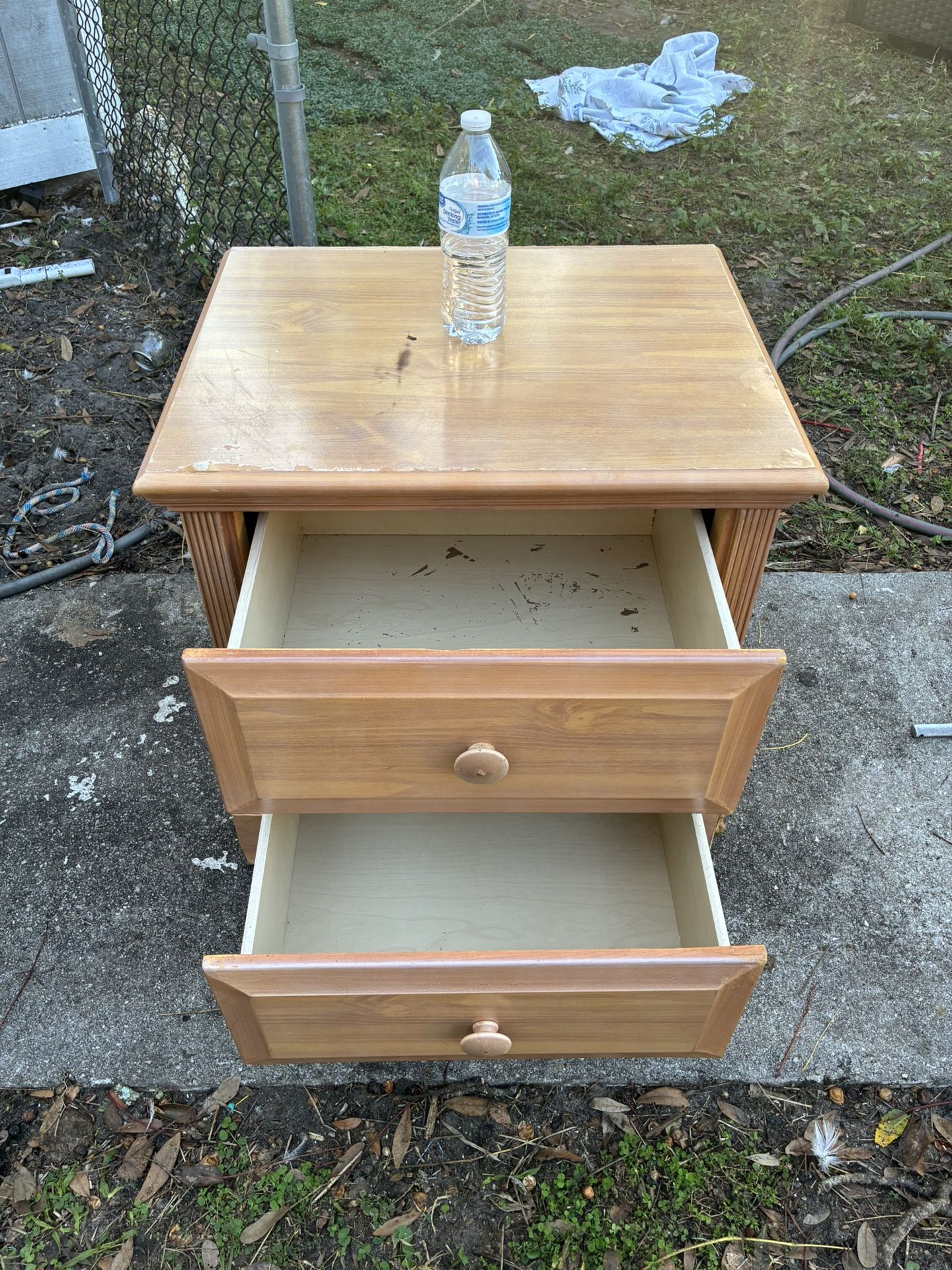 vintage double drawer