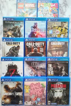 PlayStation 4 games Call of Duty, Assassin's Creed and more READ DESCRIPTION