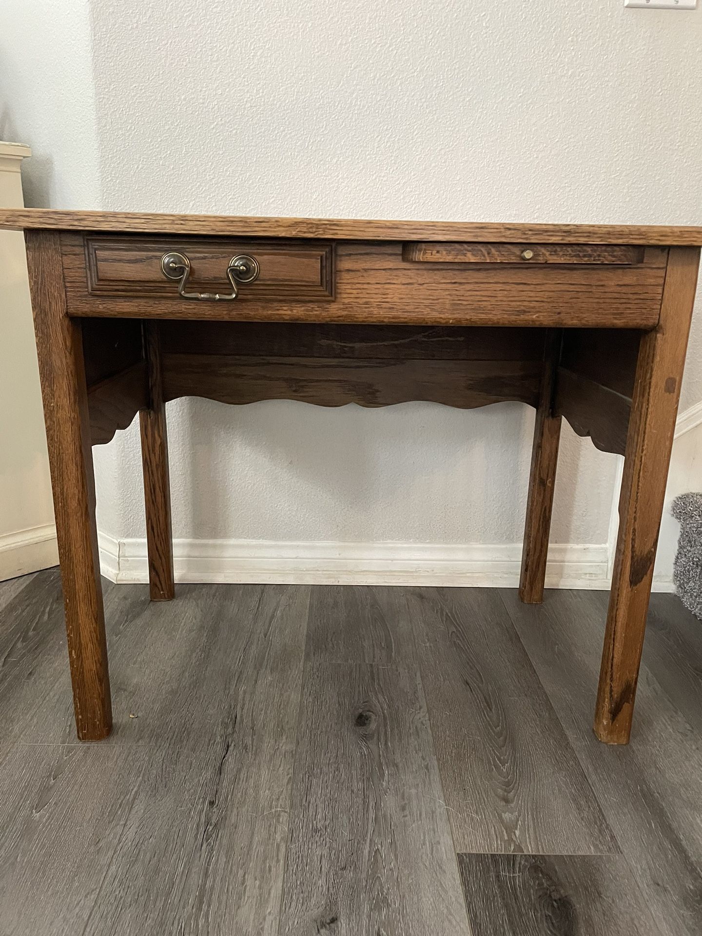 Vintage Oak Desk 